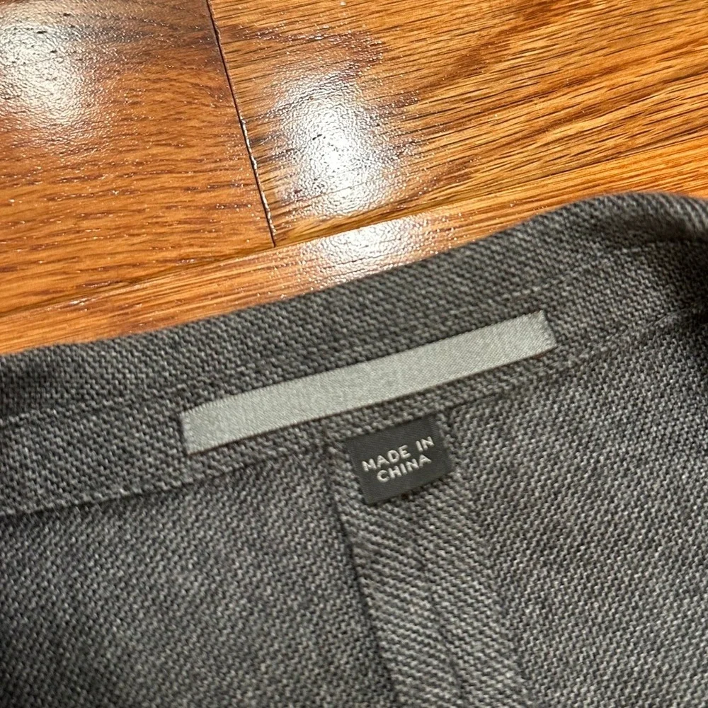 J.Crew Ludlow Blazer Mens 34S Slim‎ Gray Moon Worsted Wool Cotton Unstructured